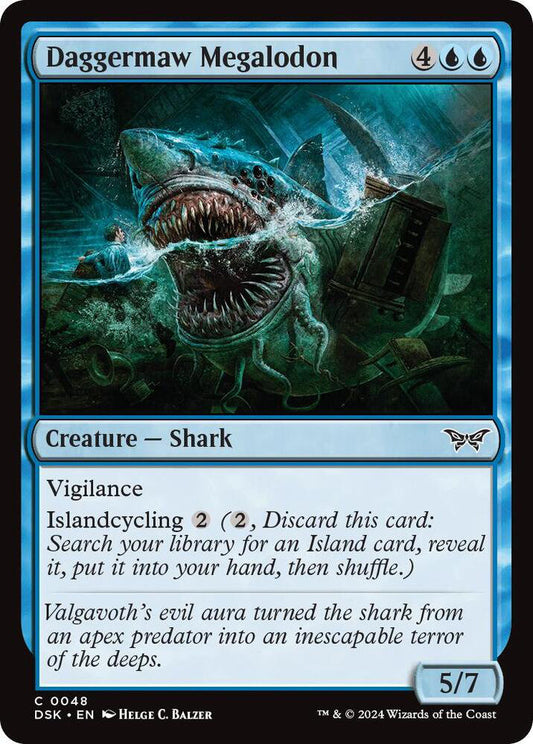 Daggermaw Megalodon DSK Creature Shark NM