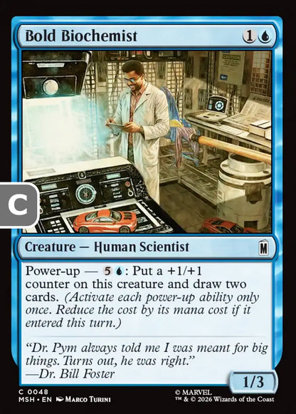Bold Biochemist MSH Creature Human Scientist NM