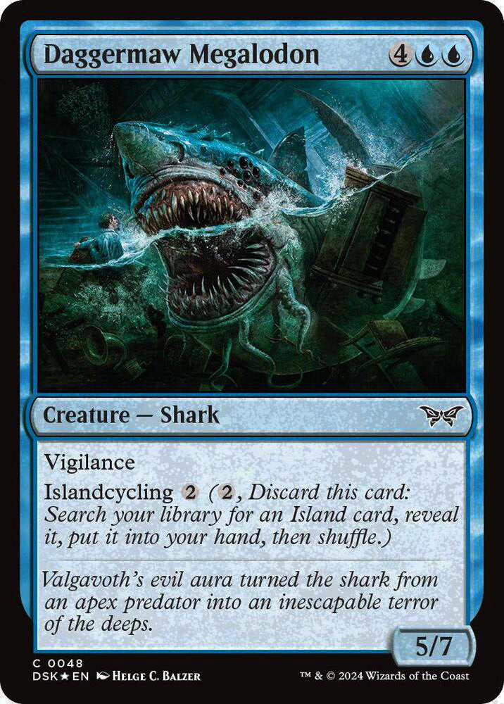 Daggermaw Megalodon DSK Creature Shark *Foil* NM