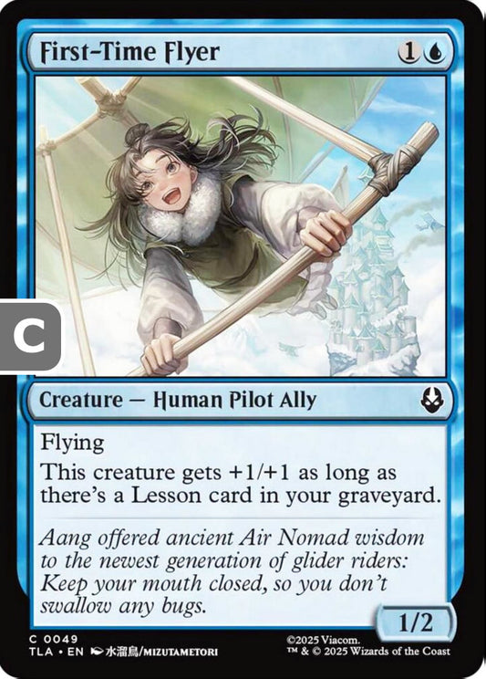 First-Time Flyer TLA Creature Human Pilot Ally NM