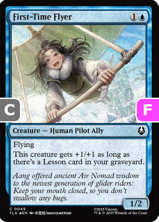 First-Time Flyer TLA Creature Human Pilot Ally *Foil* NM