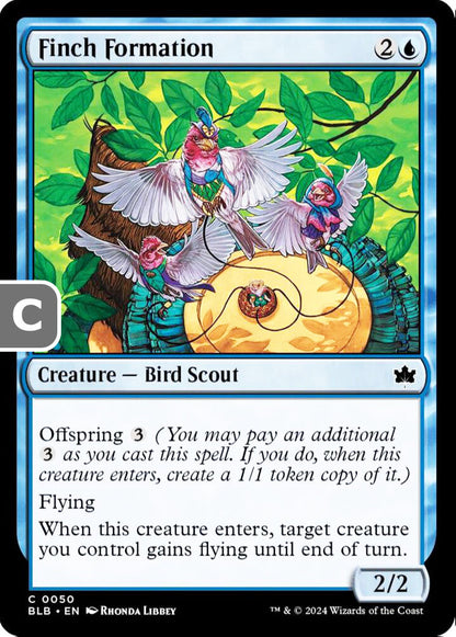 Finch Formation BLB Creature Bird Scout NM