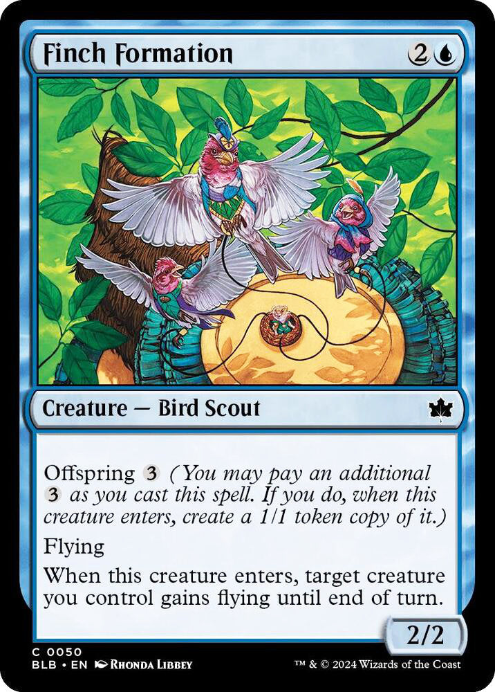 Finch Formation BLB Creature Bird Scout NM