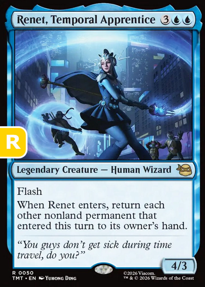 Renet, Temporal Apprentice TMT Legendary Creature Human Wizard NM