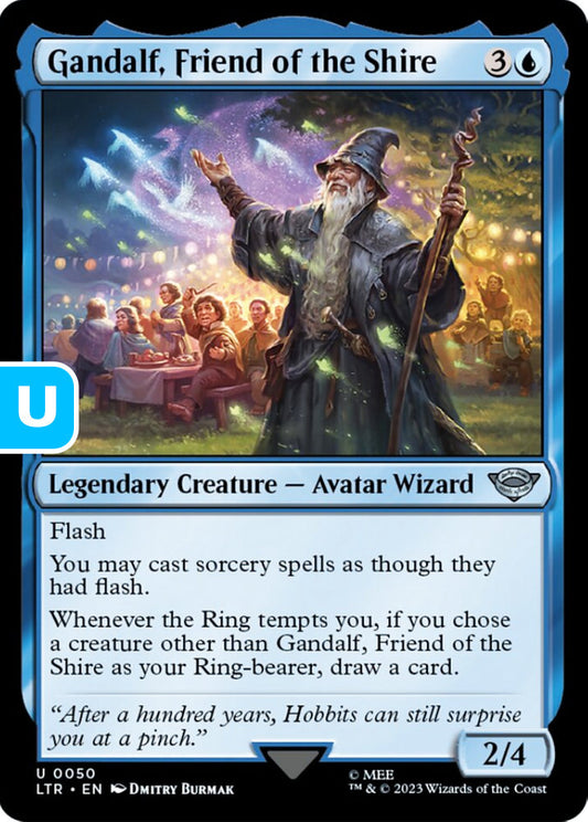 Gandalf, Friend of the Shire LTR Legendary Creature Avatar Wizard NM