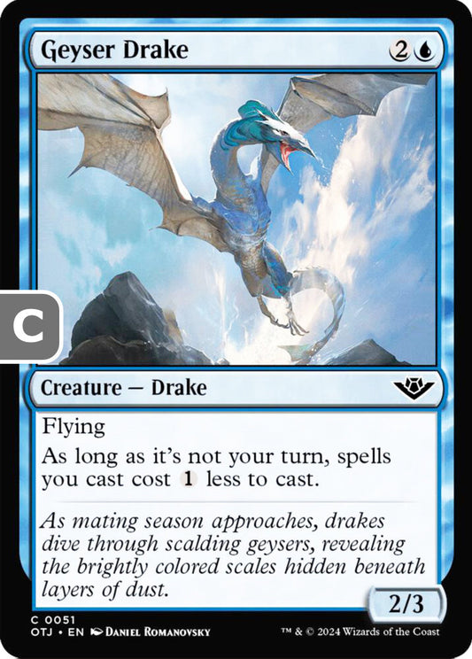 Geyser Drake OTJ Creature Drake NM