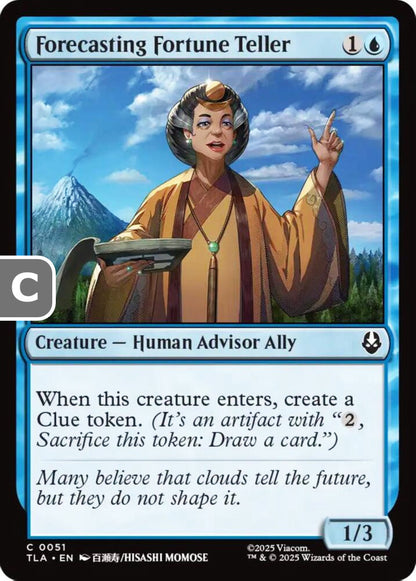 Forecasting Fortune Teller TLA Creature Human Advisor Ally NM
