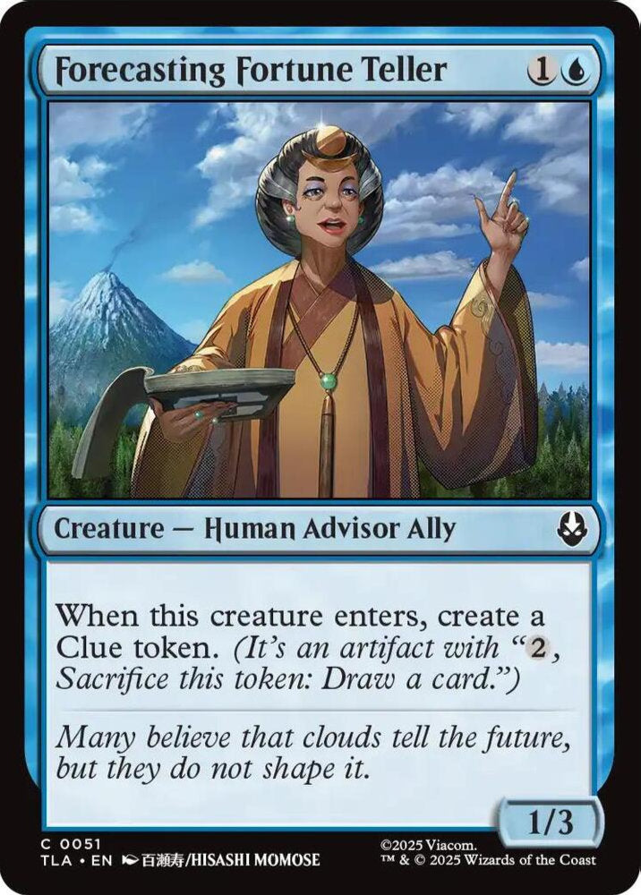 Forecasting Fortune Teller TLA Creature Human Advisor Ally NM