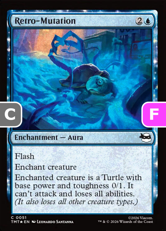 Retro-Mutation TMT Enchantment Aura *Foil* NM