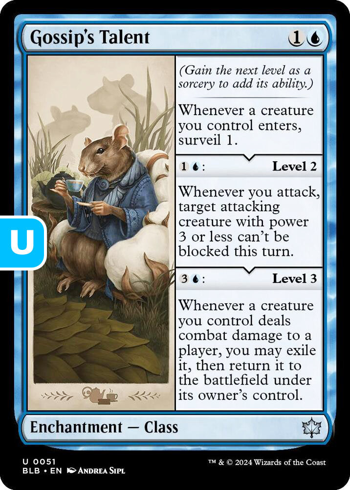 Gossip's Talent BLB Enchantment Class NM