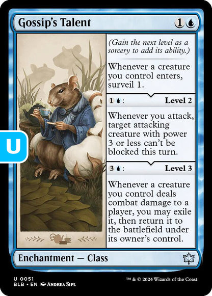Gossip's Talent BLB Enchantment Class NM