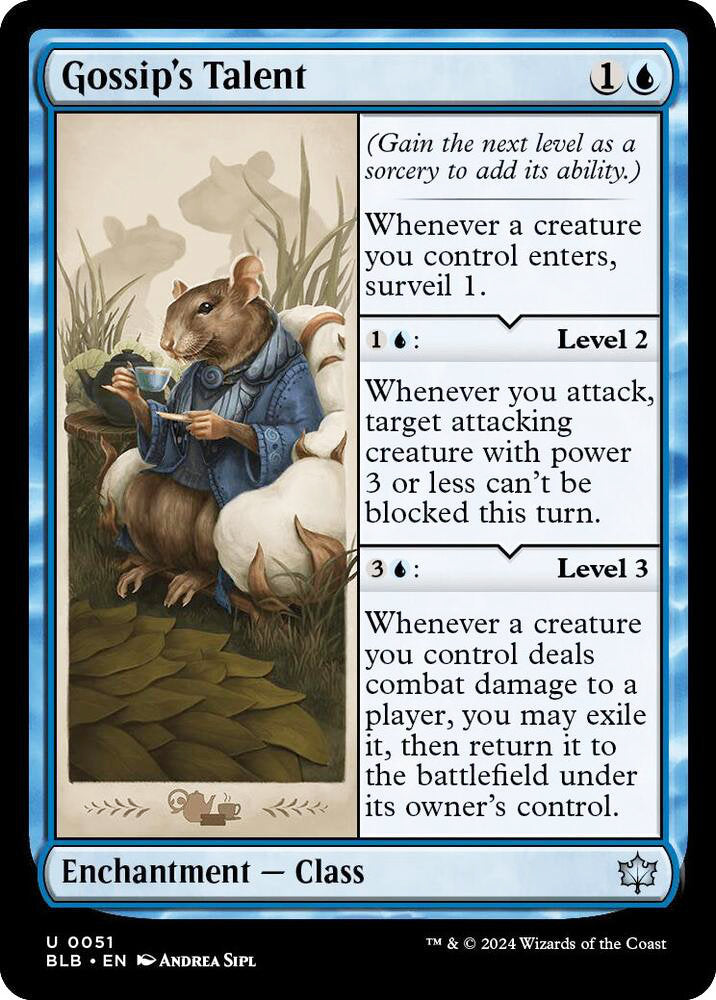 Gossip's Talent BLB Enchantment Class NM