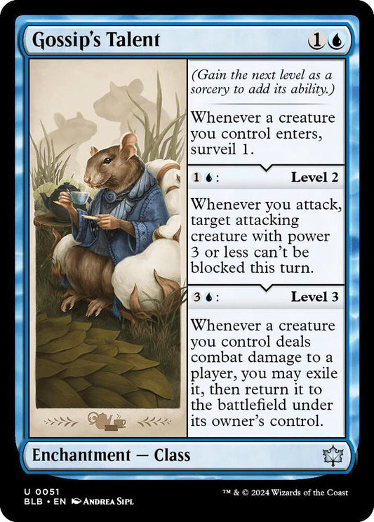 Gossip's Talent BLB Enchantment Class NM