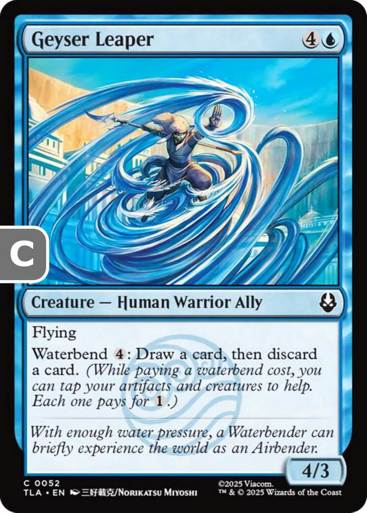 Geyser Leaper TLA Creature Human Warrior Ally NM