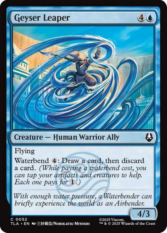 Geyser Leaper TLA Creature Human Warrior Ally NM