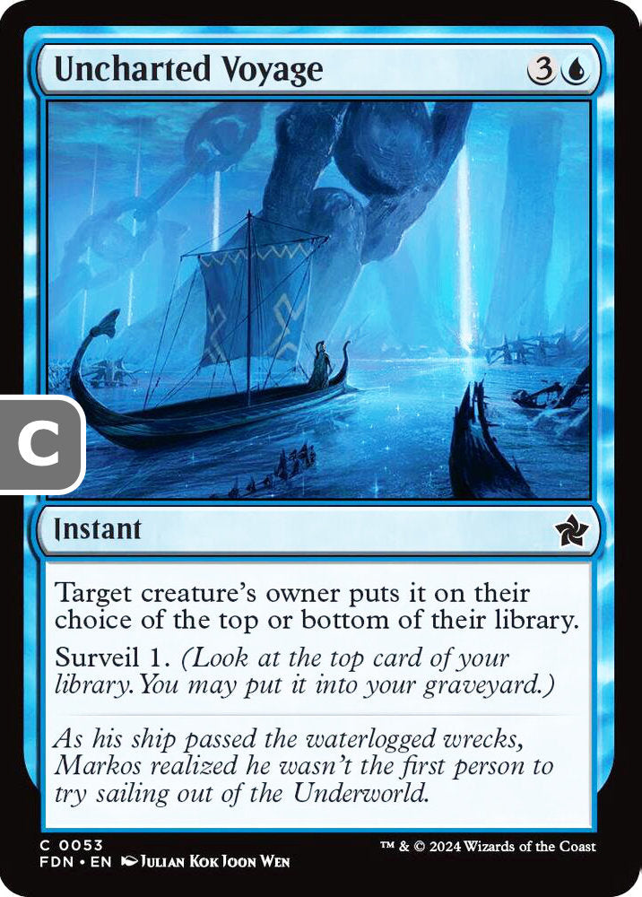 Uncharted Voyage FDN Instant  NM