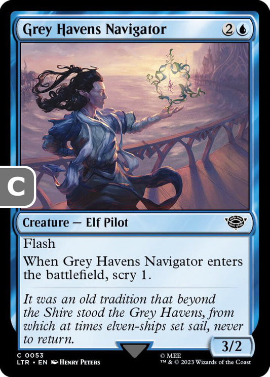 Grey Havens Navigator LTR Creature Elf Pilot NM