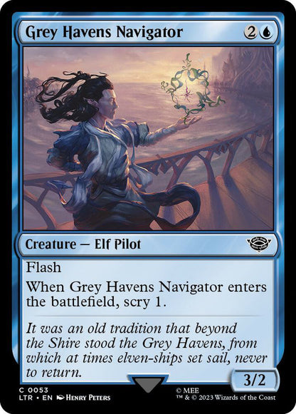 Grey Havens Navigator LTR Creature Elf Pilot NM
