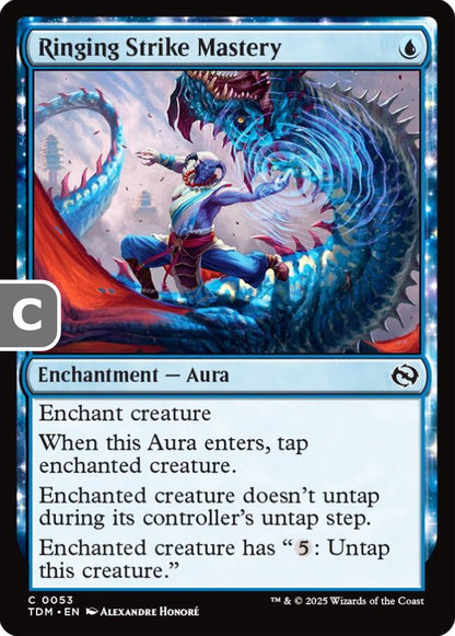 Ringing Strike Mastery TDM Enchantment Aura NM