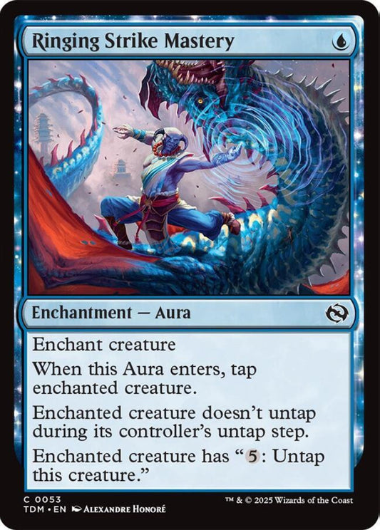 Ringing Strike Mastery TDM Enchantment Aura NM