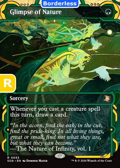 Glimpse of Nature SOA Sorcery  NM