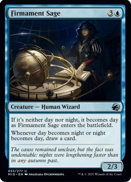 Firmament Sage MID Creature Human Wizard NM