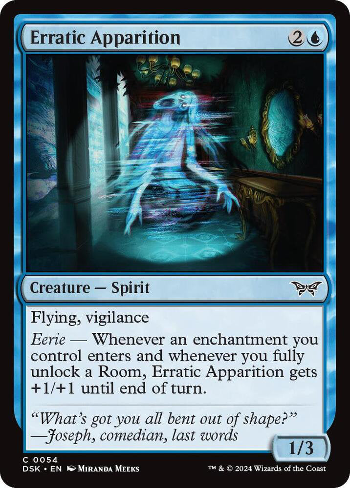 Erratic Apparition DSK Creature Spirit NM
