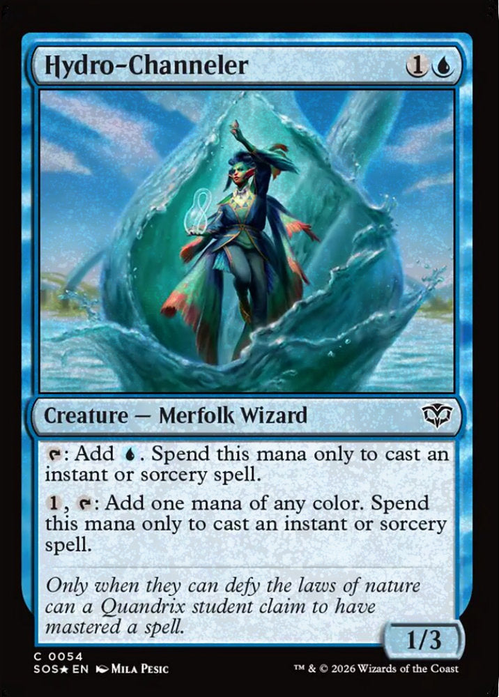 Hydro-Channeler SOS Creature Merfolk Wizard *Foil* NM