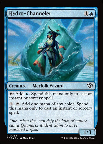 Hydro-Channeler SOS Creature Merfolk Wizard *Foil* NM