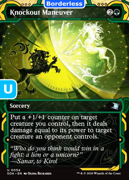 Knockout Maneuver SOA Sorcery  NM