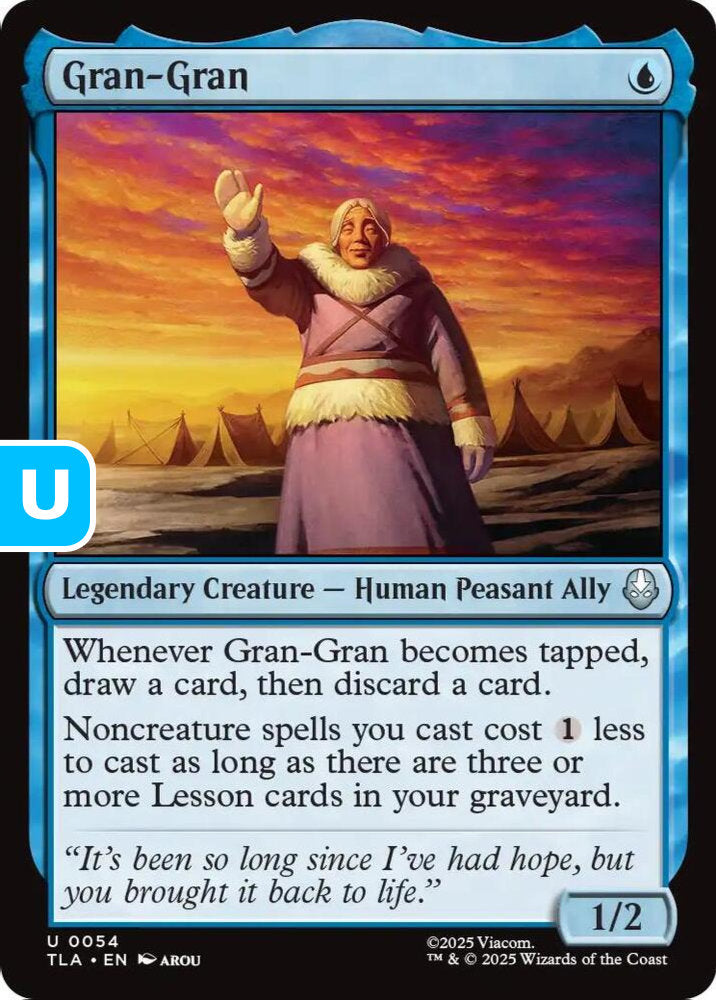 Gran-Gran TLA Legendary Creature Human Peasant Ally NM