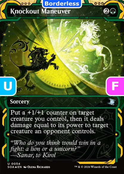 Knockout Maneuver SOA Sorcery  *Foil* NM