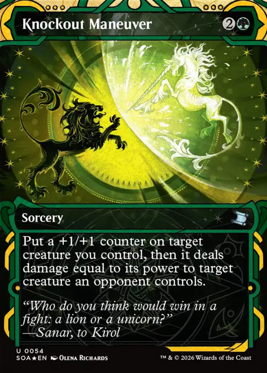 Knockout Maneuver SOA Sorcery  *Foil* NM