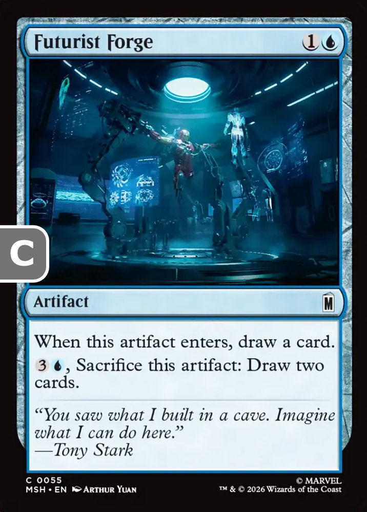 Futurist Forge MSH Artifact  NM