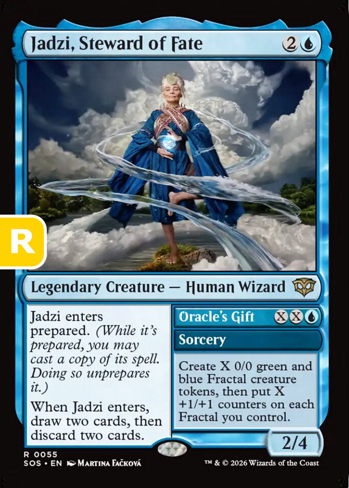 Jadzi, Steward of Fate SOS Legendary Creature Human Wizard NM