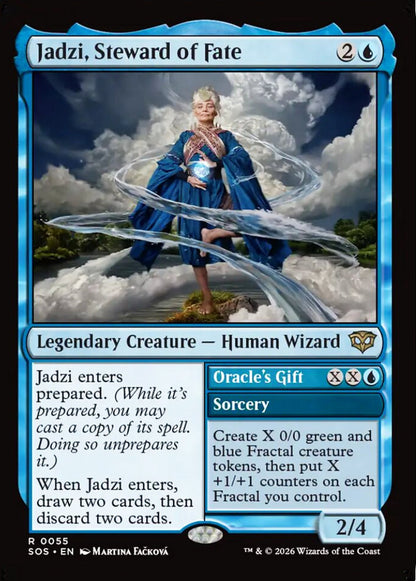 Jadzi, Steward of Fate SOS Legendary Creature Human Wizard NM