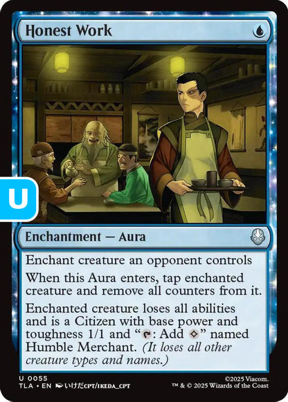 Honest Work TLA Enchantment Aura NM