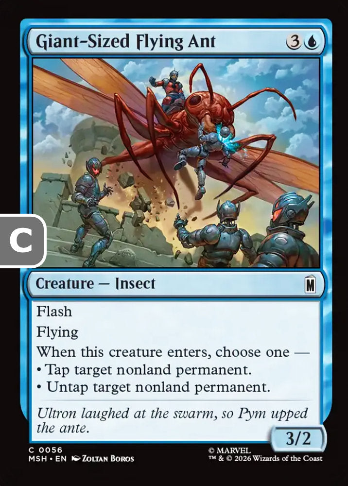 Giant-Sized Flying Ant MSH Creature Insect NM