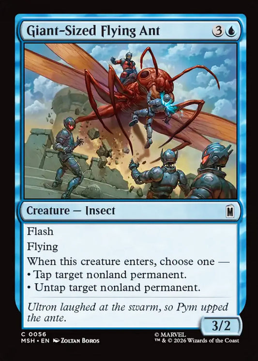 Giant-Sized Flying Ant MSH Creature Insect NM