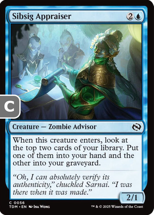 Sibsig Appraiser TDM Creature Zombie Advisor NM