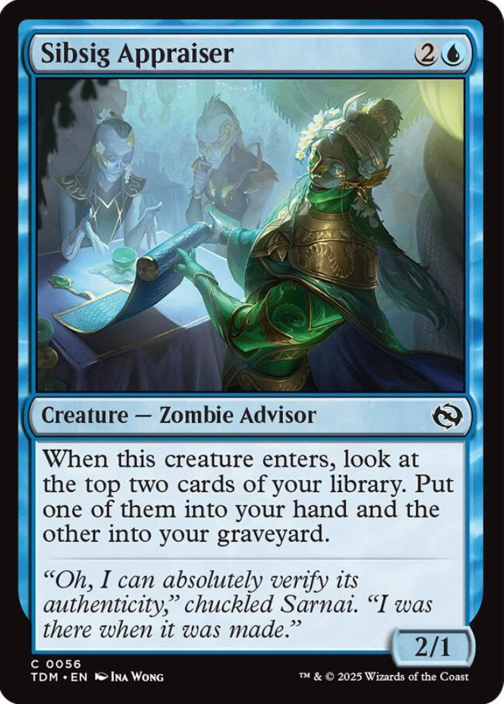 Sibsig Appraiser TDM Creature Zombie Advisor NM