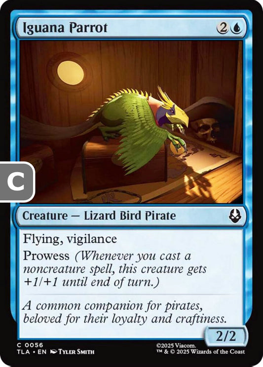 Iguana Parrot TLA Creature Lizard Bird Pirate NM