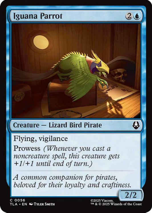 Iguana Parrot TLA Creature Lizard Bird Pirate NM