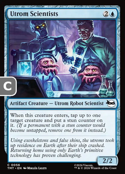 Utrom Scientists TMT Artifact Creature  Utrom Robot Scientist NM