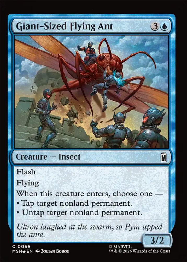 Giant-Sized Flying Ant MSH Creature Insect *Foil* NM