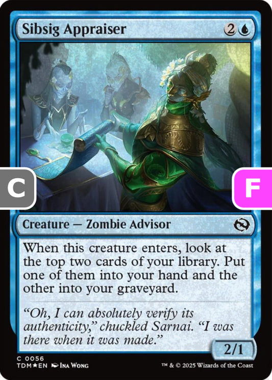 Sibsig Appraiser TDM Creature Zombie Advisor *Foil* NM