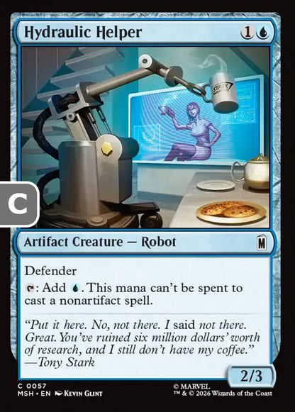 Hydraulic Helper MSH Artifact Creature  Robot NM