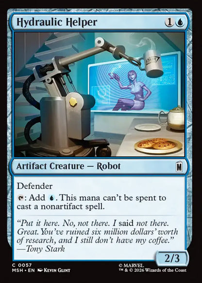 Hydraulic Helper MSH Artifact Creature  Robot NM