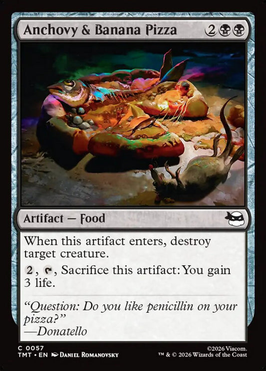 Anchovy & Banana Pizza TMT Artifact Food NM