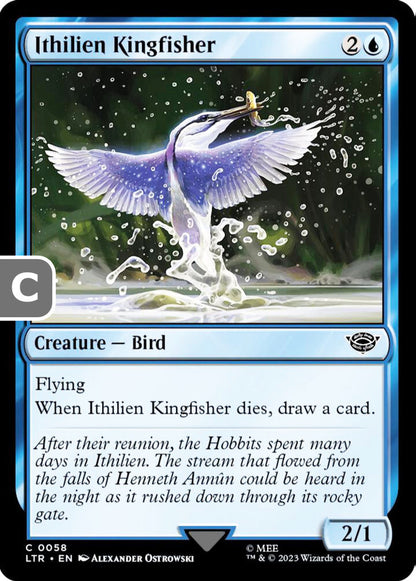 Ithilien Kingfisher LTR Creature Bird NM